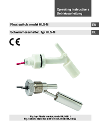 Thumbnail of document Manual - HLS-M Magnetic Float Switch
